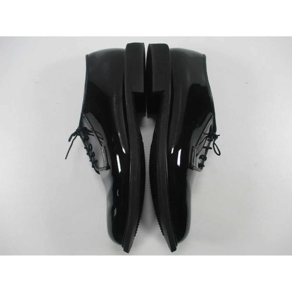 Bates 00941C High Gloss Black Oxford Dress Shoes Mens Size‎ 13 D Uniform Shoes